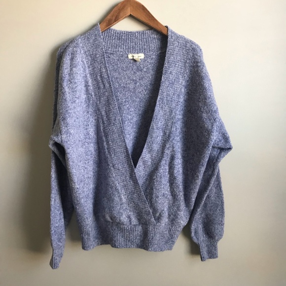 silence + noise Sweaters - Silence + Noise Blue Sweater